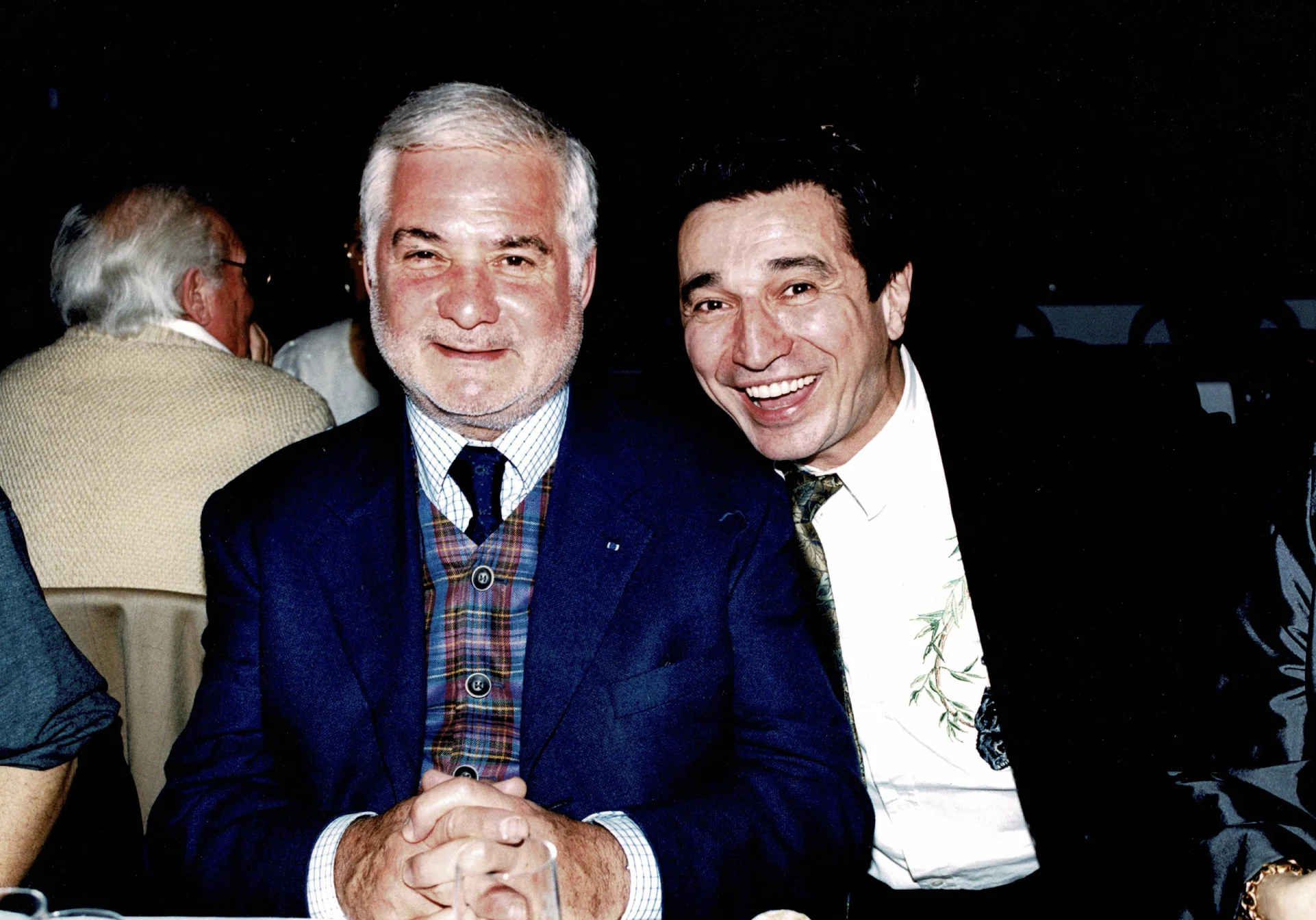 Les retrouvailles de Jean Claude Brialy et Jan Jan, 20 ans après