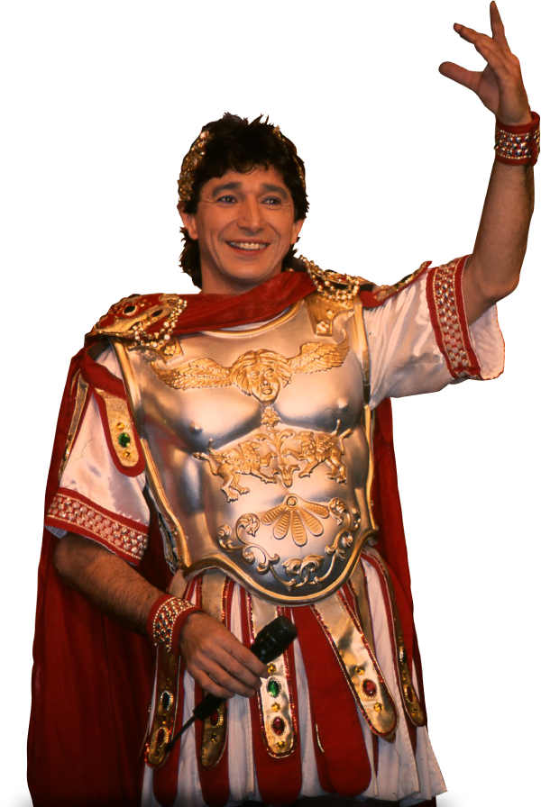Jan Jan en costume de César